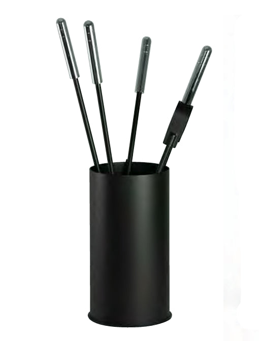 Serviteur de cheminée (fer noir – bois ou inox) – Les outils essentiels pour gérer votre feu au quotidien