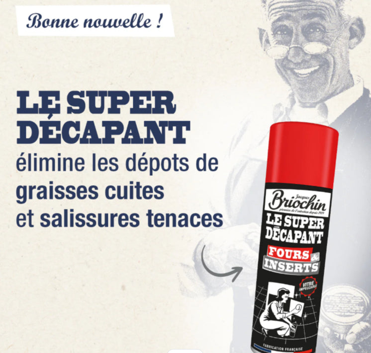 Décapant vitre insert, poêle à bois et four – Nettoyage efficace des dépôts tenaces